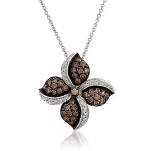 Grand Sample Sale Pendant featuring Chocolate Diamonds Vanilla Diamonds